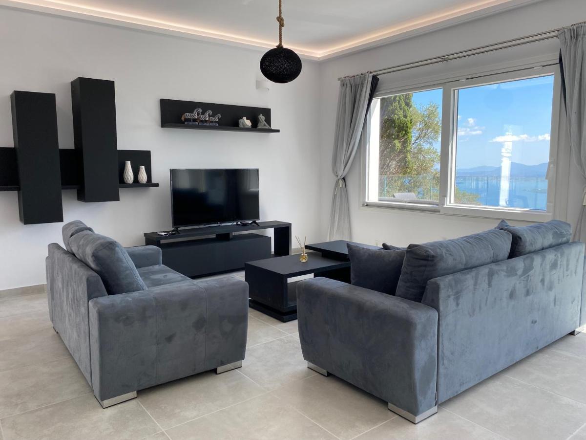 Вілла Rizaria Sea View House Spartylas Екстер'єр фото